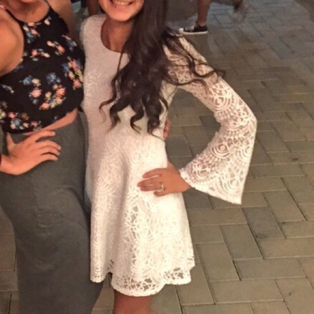 H&M White Lace Dress