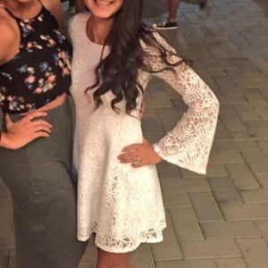 H&M White Lace Dress