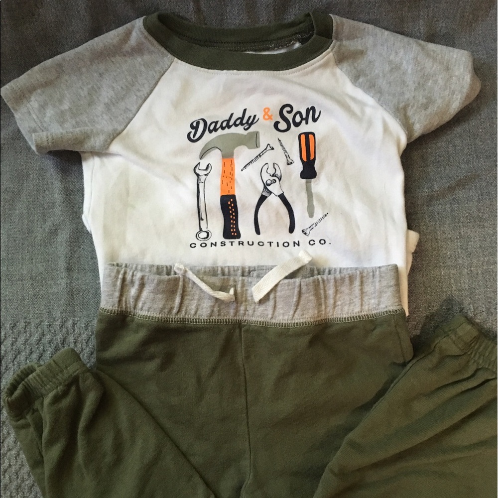Carters Daddy's Little Handy Man outfit