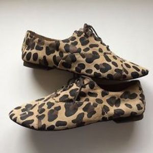 Gianni Bini Leopard Oxfords