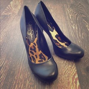 Jessica Simpson Black Heels