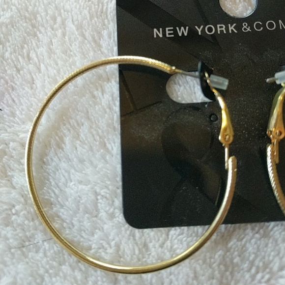 Gold hoops from New York & Company - Picture 3 of 3