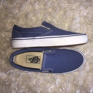 Blue Vans Slip On