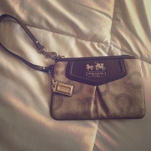 Small Coach Wristlet