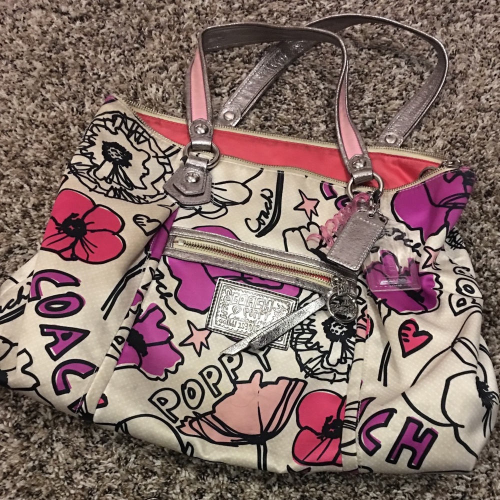 COACH POPPY PURSE & WALLET💜👛