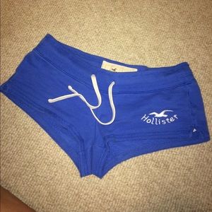 Blue hollister sleep shorts