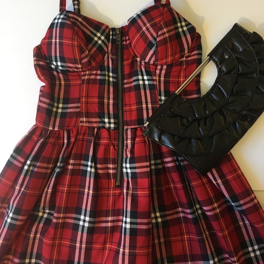 💥💥💥Last MARKDOWN🔻🔻🔻 Red plaid dress