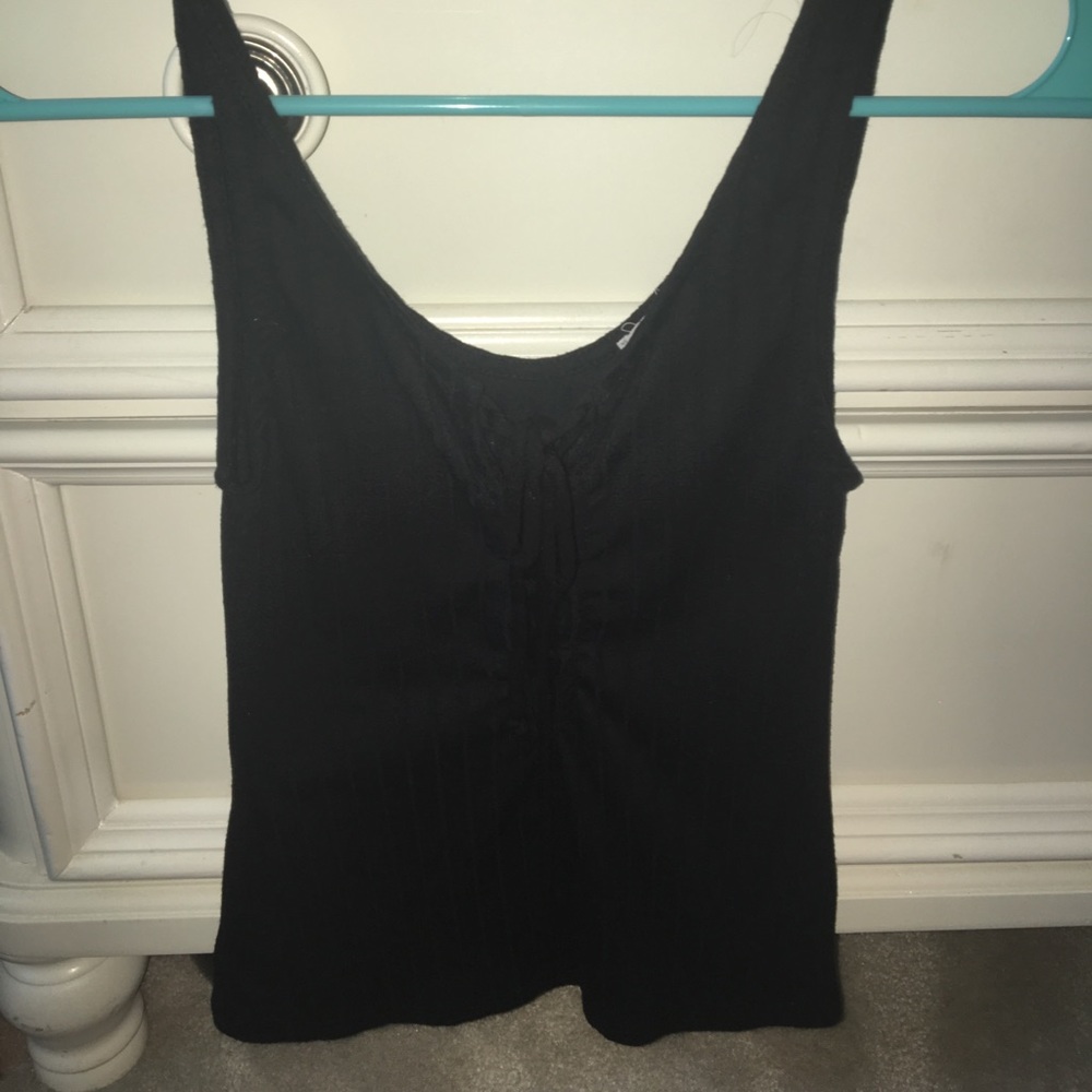Urban outfitters lace up top
