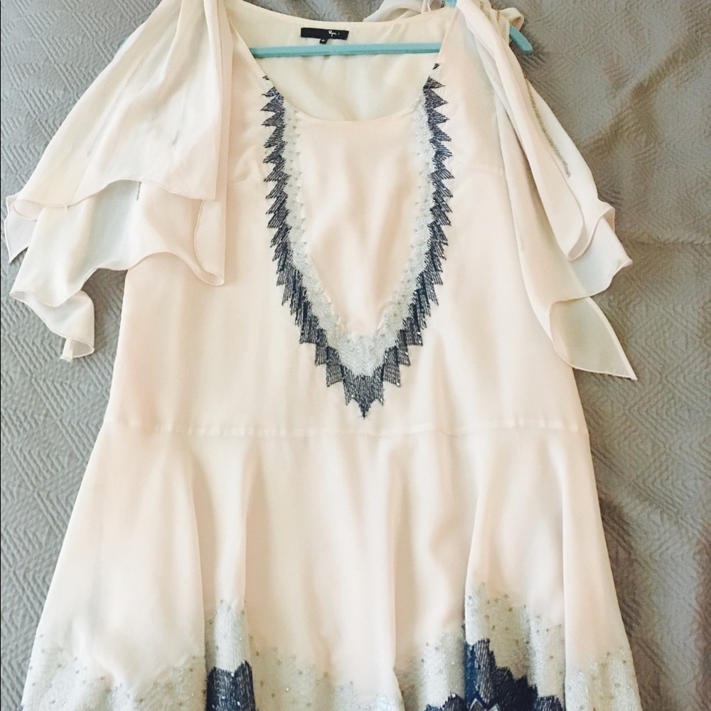 RYU Pink beaded flapper dress