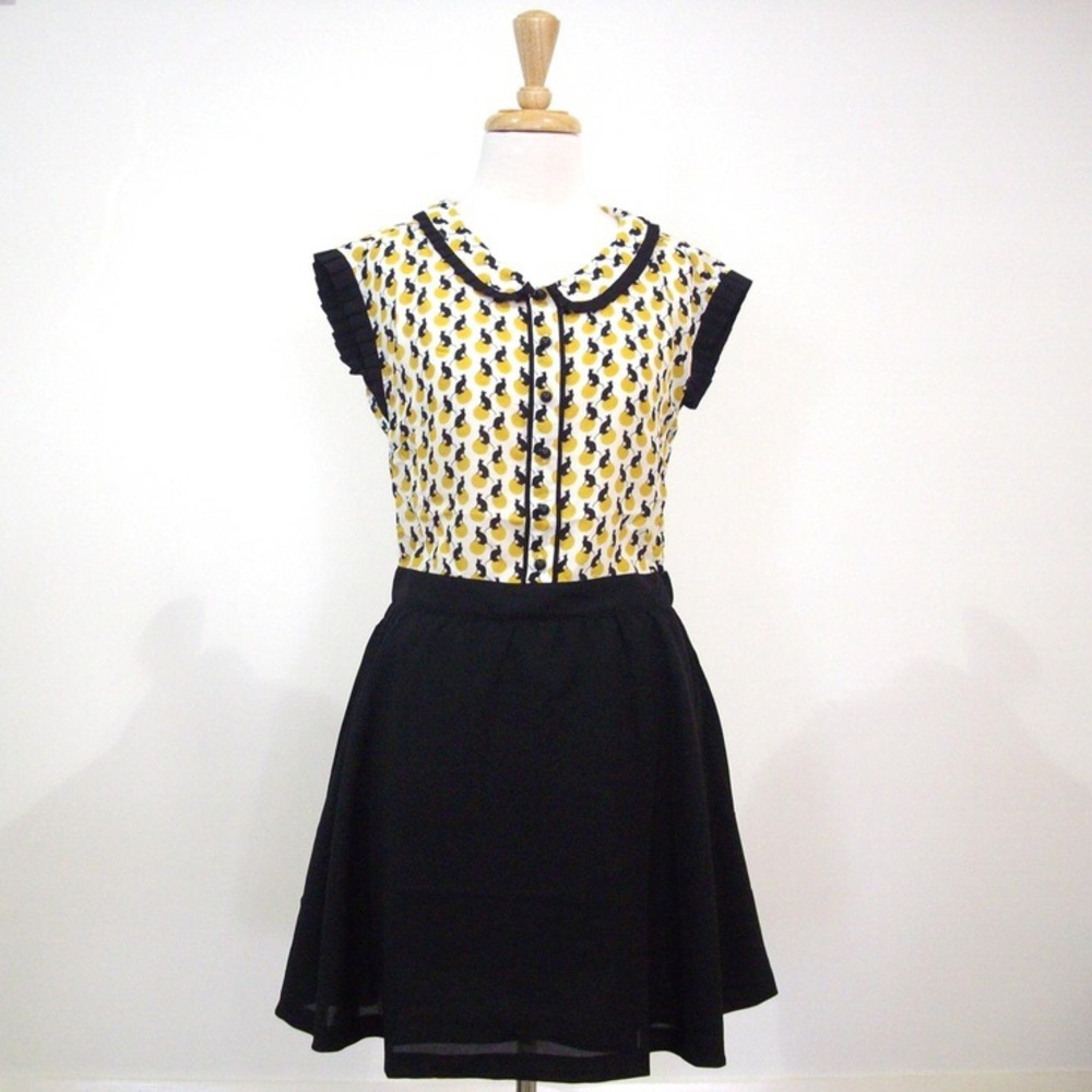 NWT Dear Creatures Camille Cat Dress