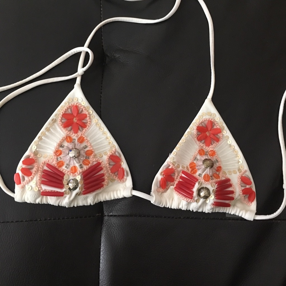 Beaded Victoria Secret BathingSuit Top