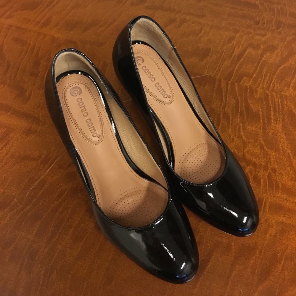 Gorgeous Like New Corso Como patent leather heels