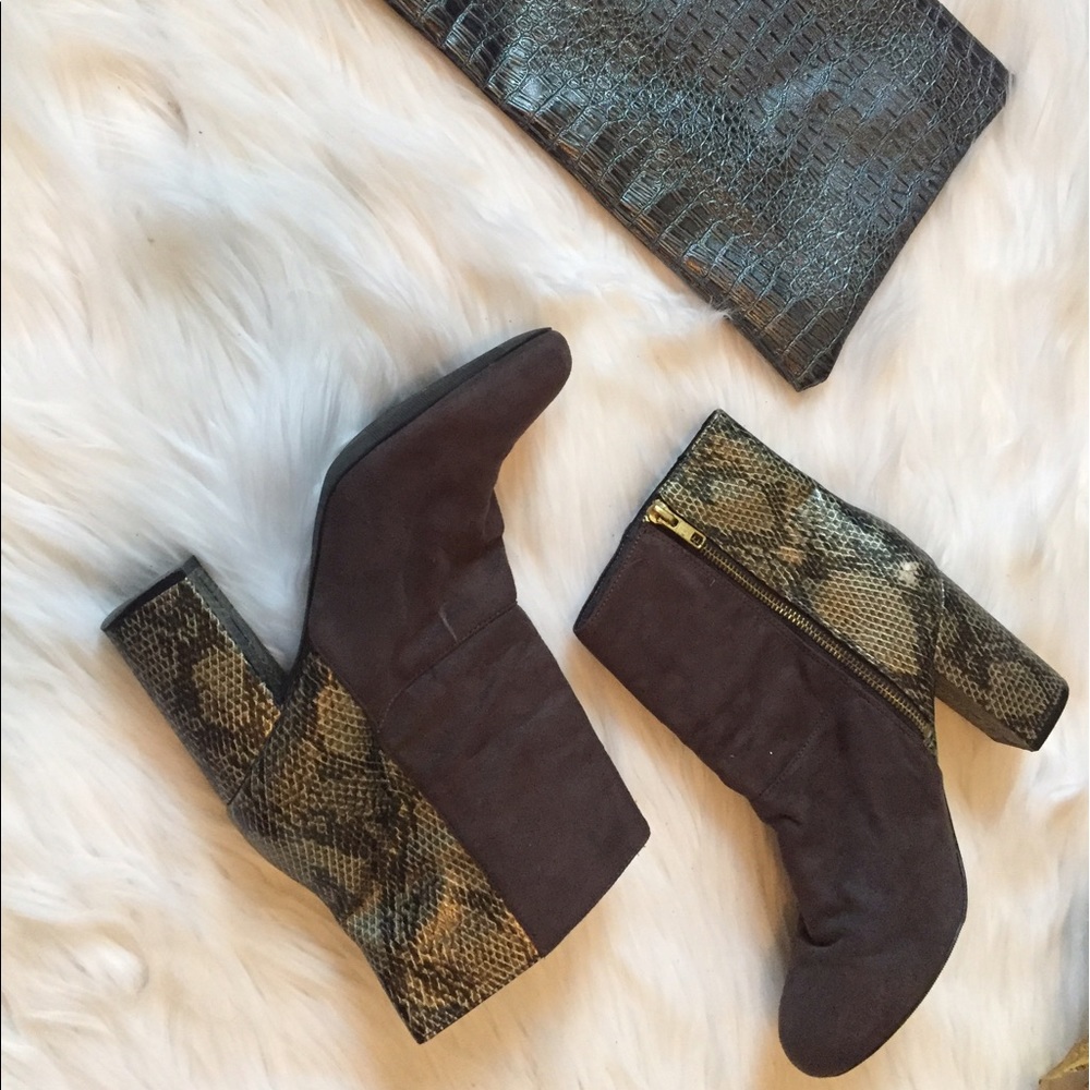 Grey H&M booties