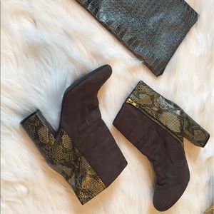 Grey H&M booties