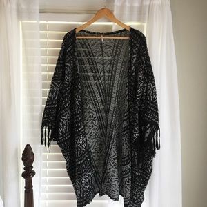 Free people boho sweater kimono