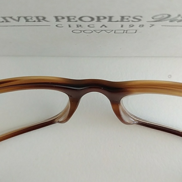 oliver peoples clear frames