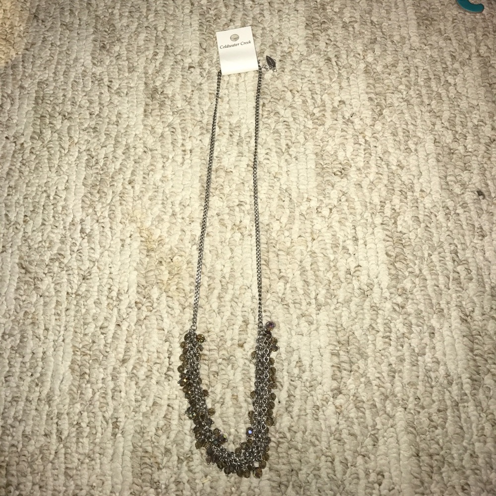 Coldwater creek mirror bead necklace