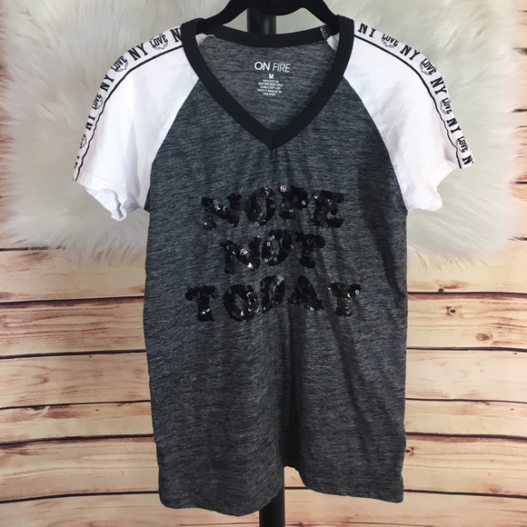 On Fire Tops - 👚 'Nope Not Today' athletic tee