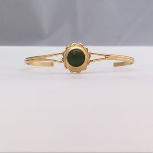 Dainty Gold bangle cuff bracelet
