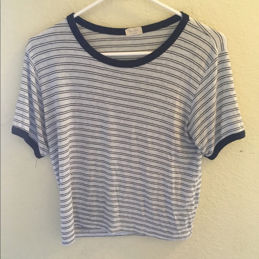 Brandy Melville Striped Tee / one size