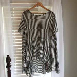 Free People/We the People striped tunic