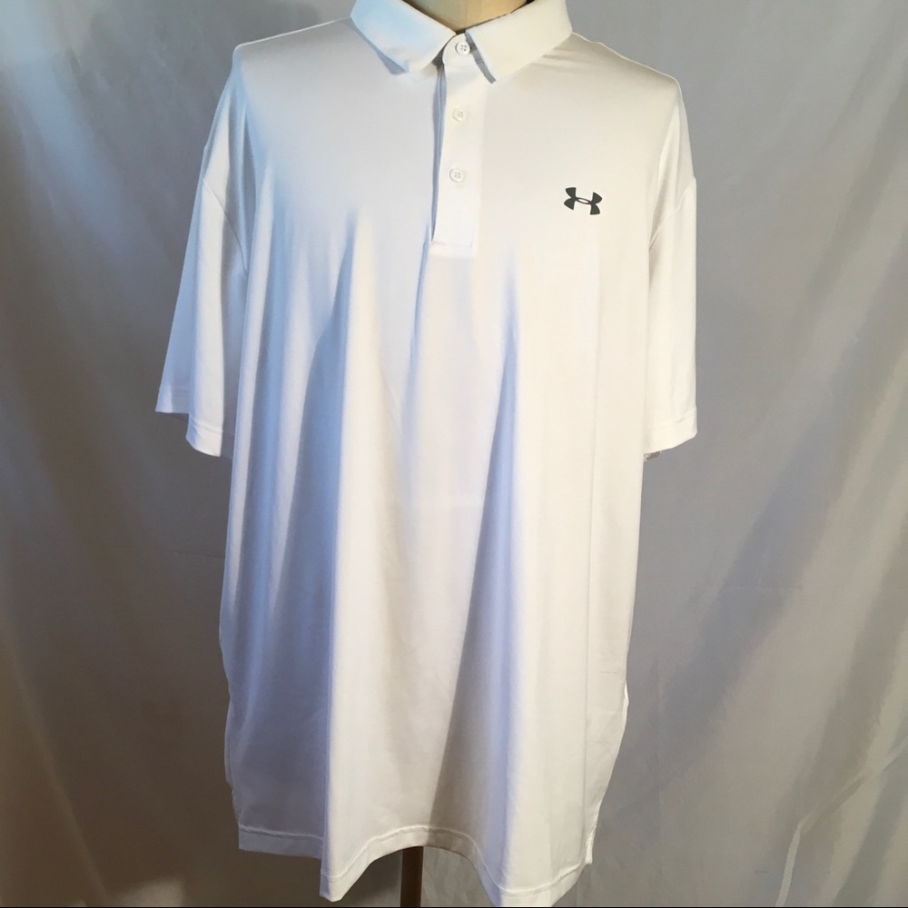 NEW Under Armour HeatGear Loose Playoff Polo