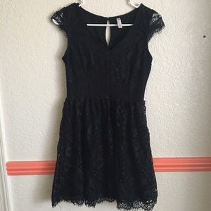 Lacy Black Dress