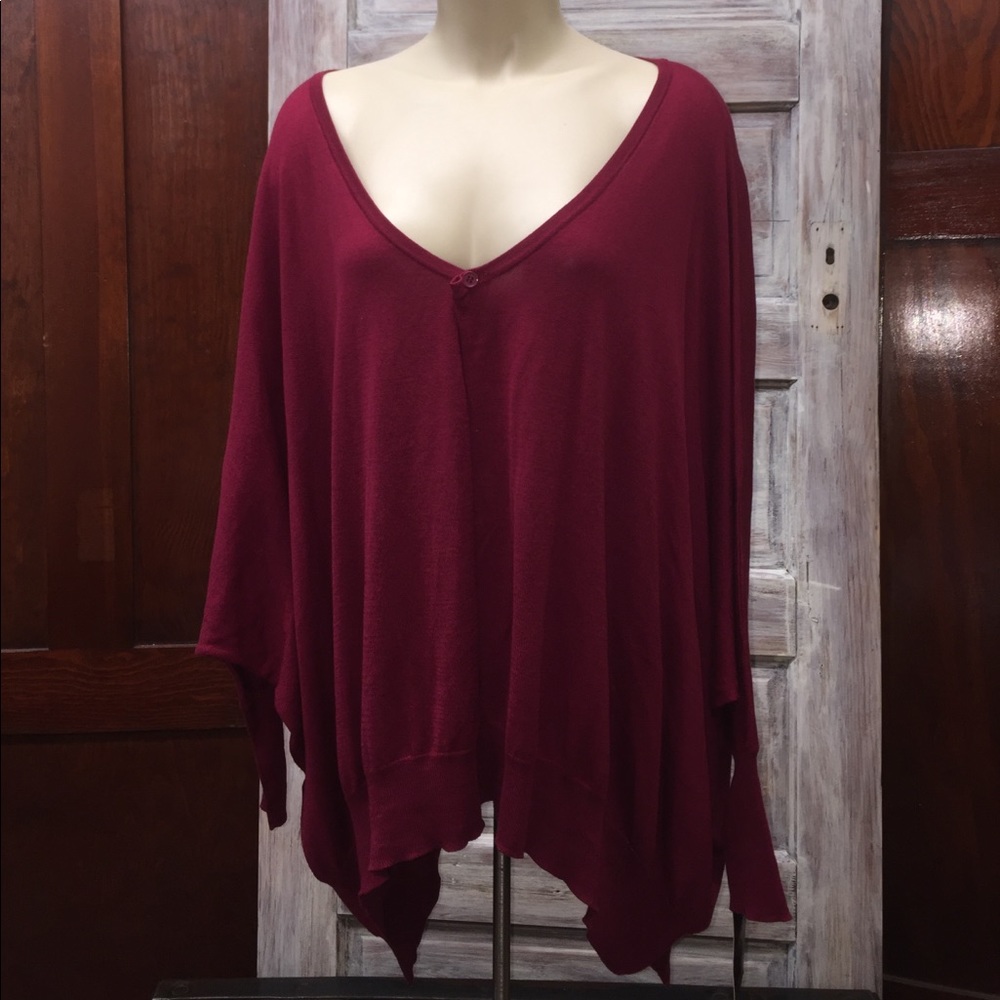 Simple Red Cardigan