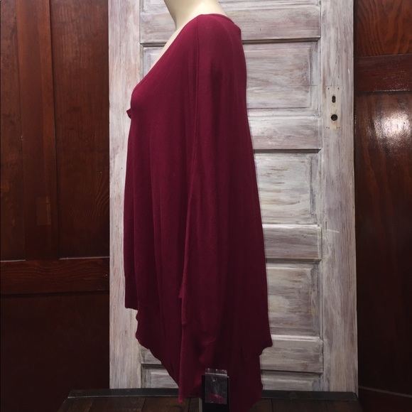 Simple Red Cardigan - Picture 2 of 3