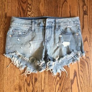 Express jean shorts
