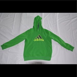 Green Adidas hoodie