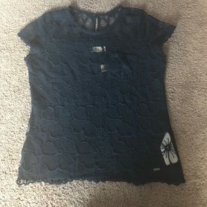 Hollister lace shirt