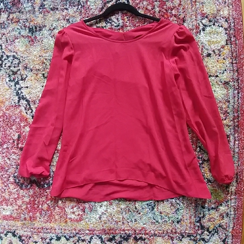 Red Long-Sleeve Tunic