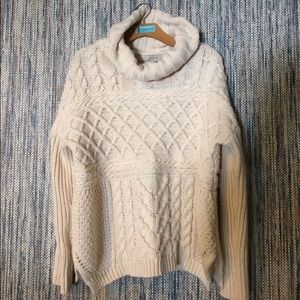 Anthropologie cream sweater
