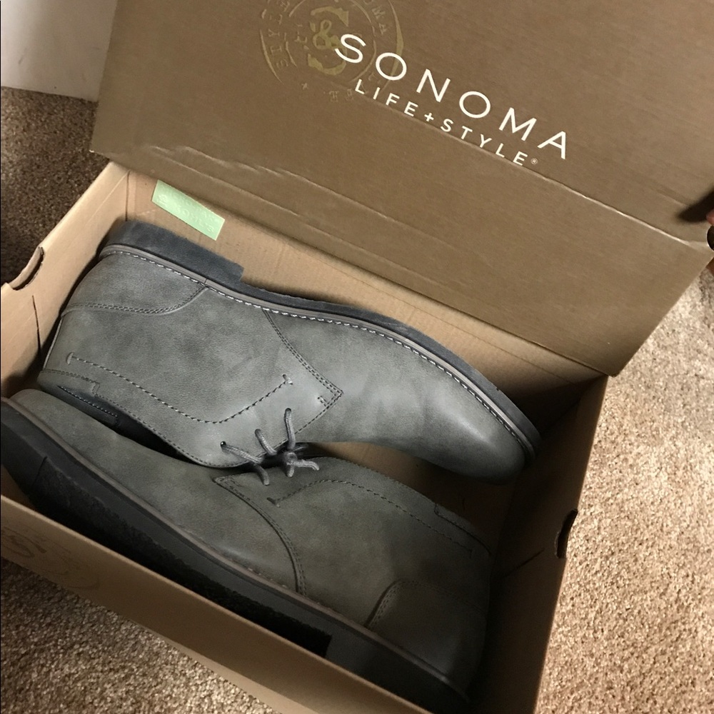 Grey shoes