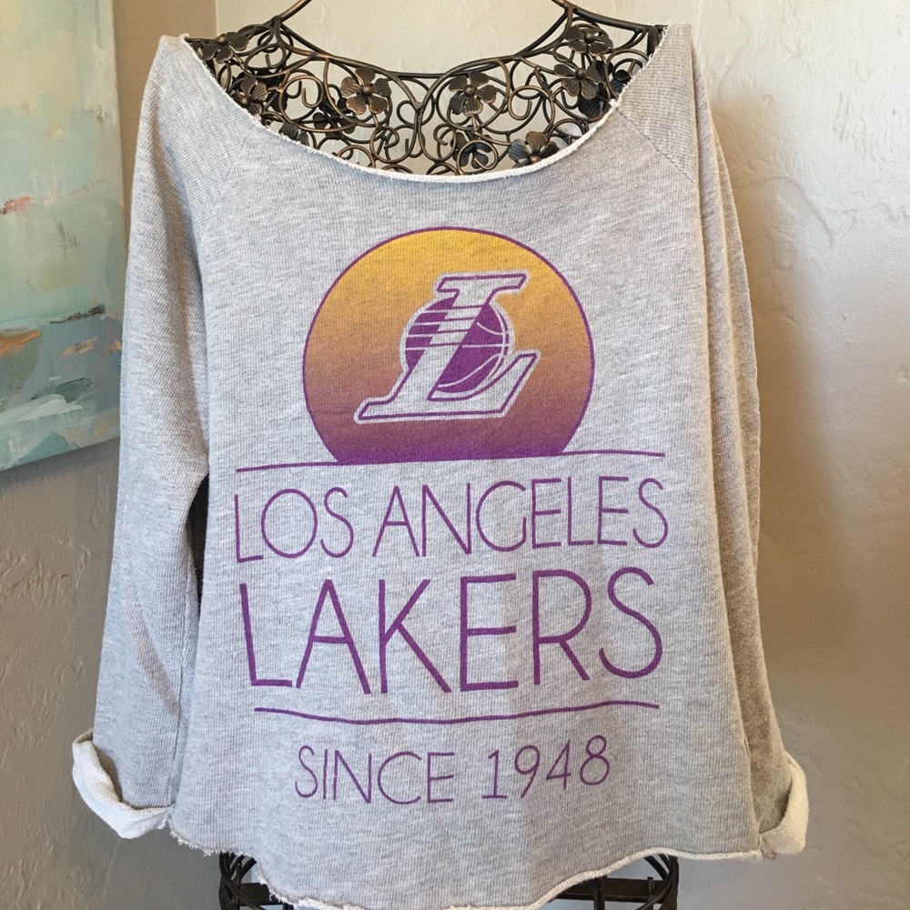 Retro off the shoulder NBA Lakers
