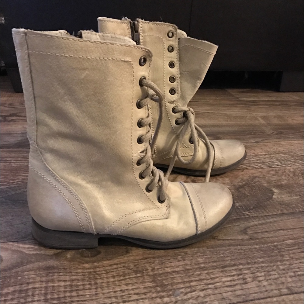 Steve Madden combat boots