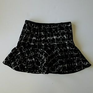 Juicy Couture Plaid and Patterned Skater Skirt