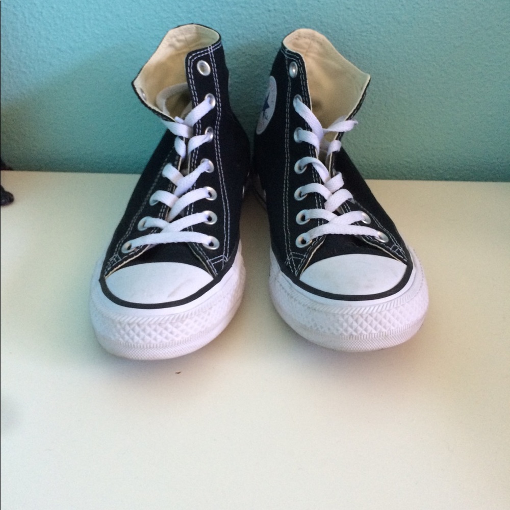 New High Top Converse (Black and white)