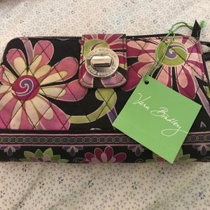 Vera Bradley turn lock wallet!