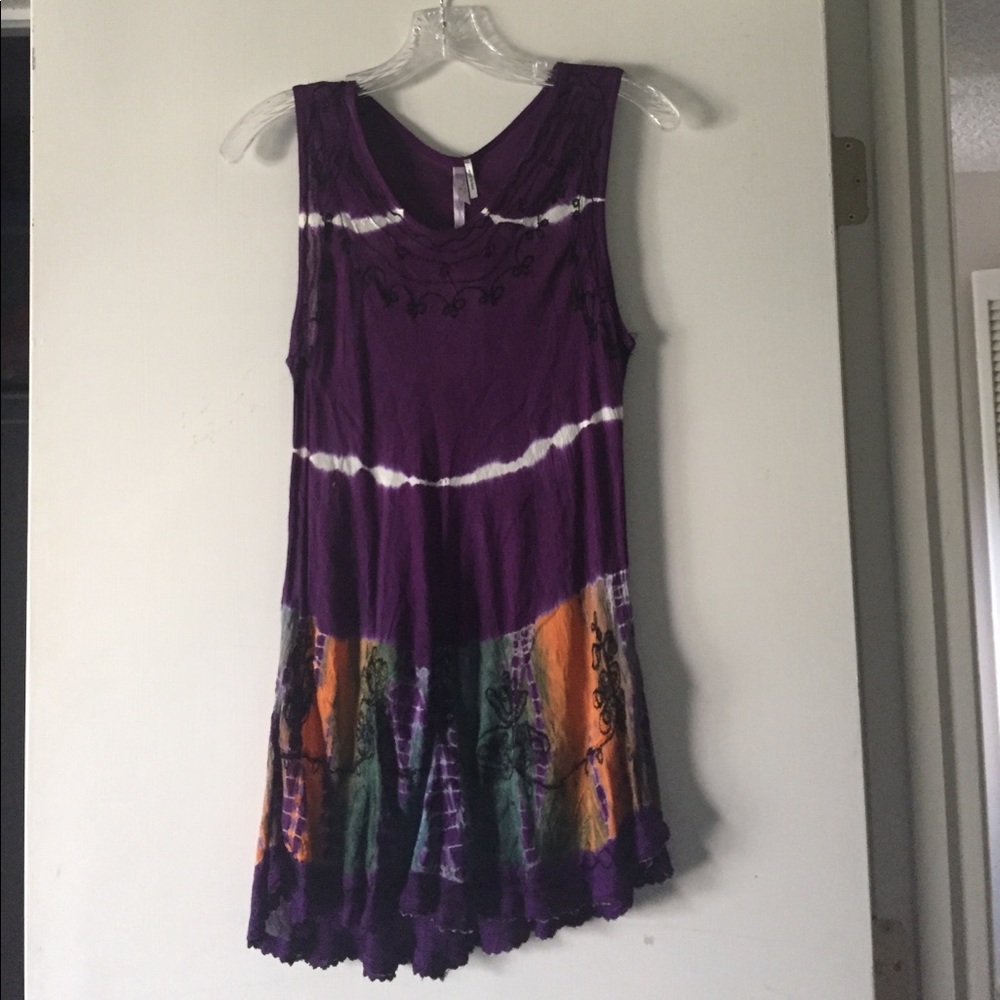 🌟NWT Tye dye peasant boho top