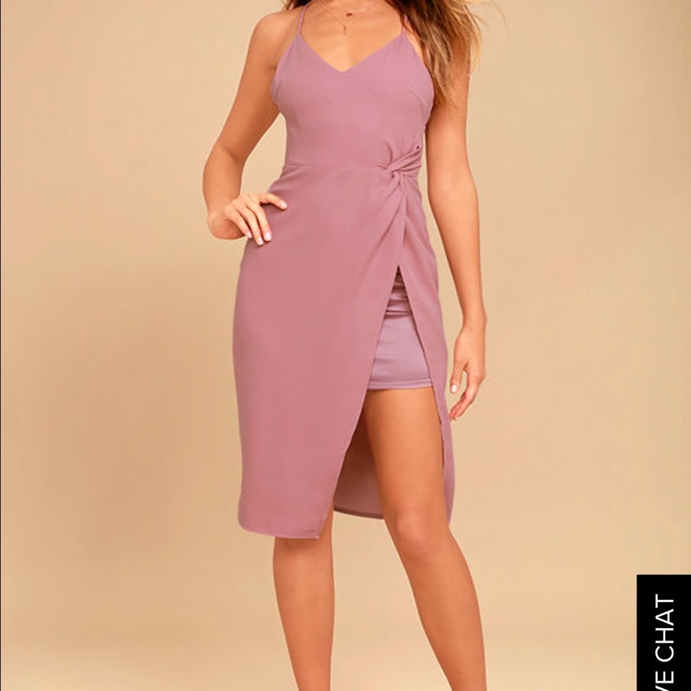 🎀 New! Lulus "Making eyes at you" Midi Dress