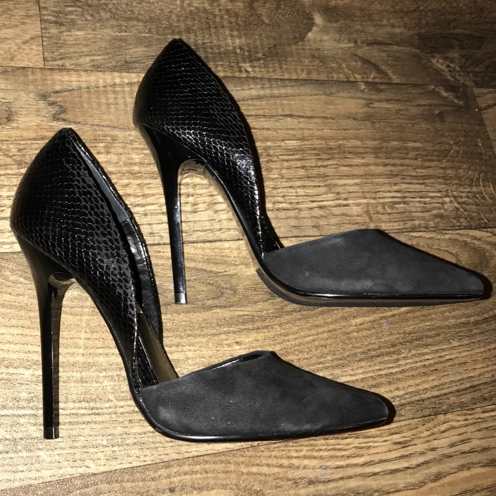 Black heels