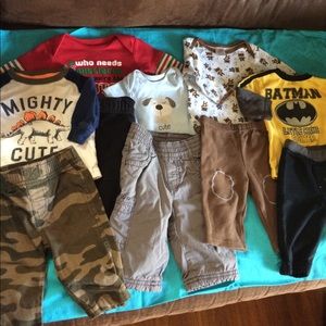 Bundle of 5 Baby Boy Outfit Sets