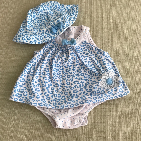 Onesie dress and sun hat - Picture 1 of 1