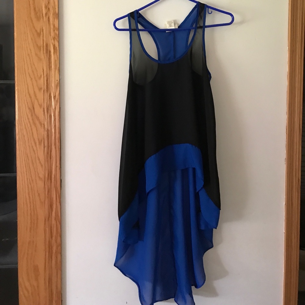 High Low Chiffon Tank