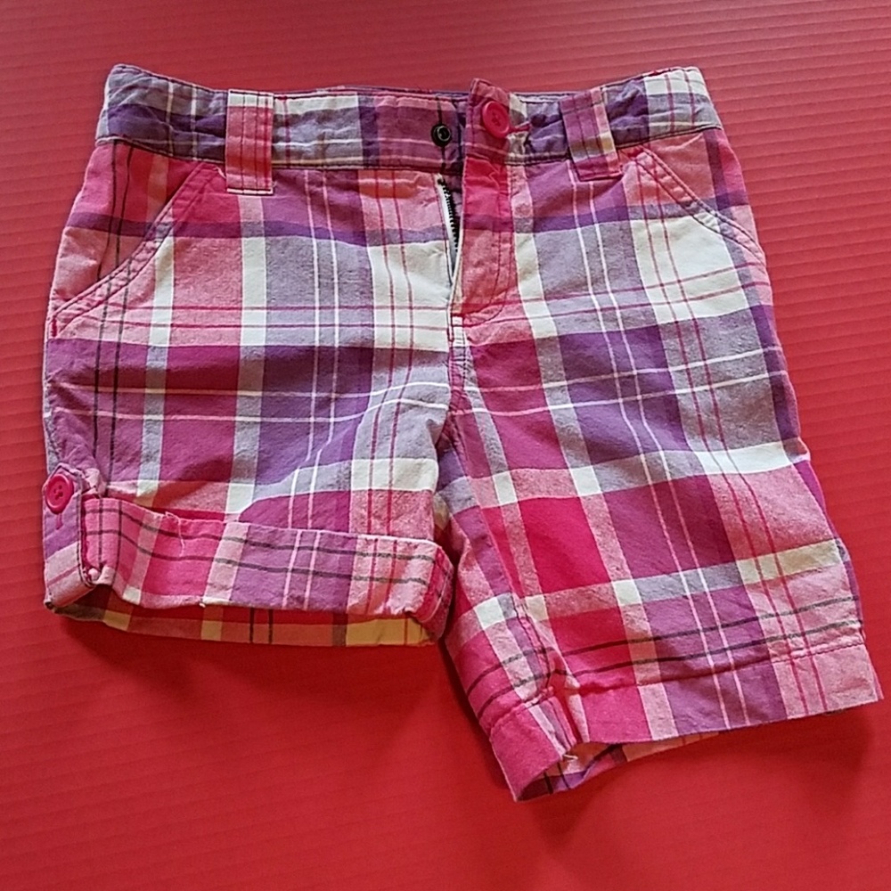 Cherokee Youth Girl Plaid Shorts