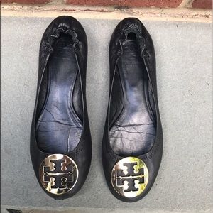 Tory Butch Minnie Travel Ballet Flat, Leather