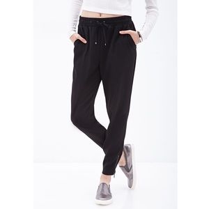 Forever 21 Crepe Woven Joggers