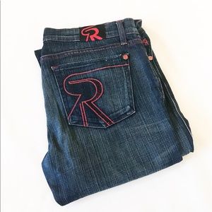 Rock & Republic Rhinestone Dark Wash Jeans